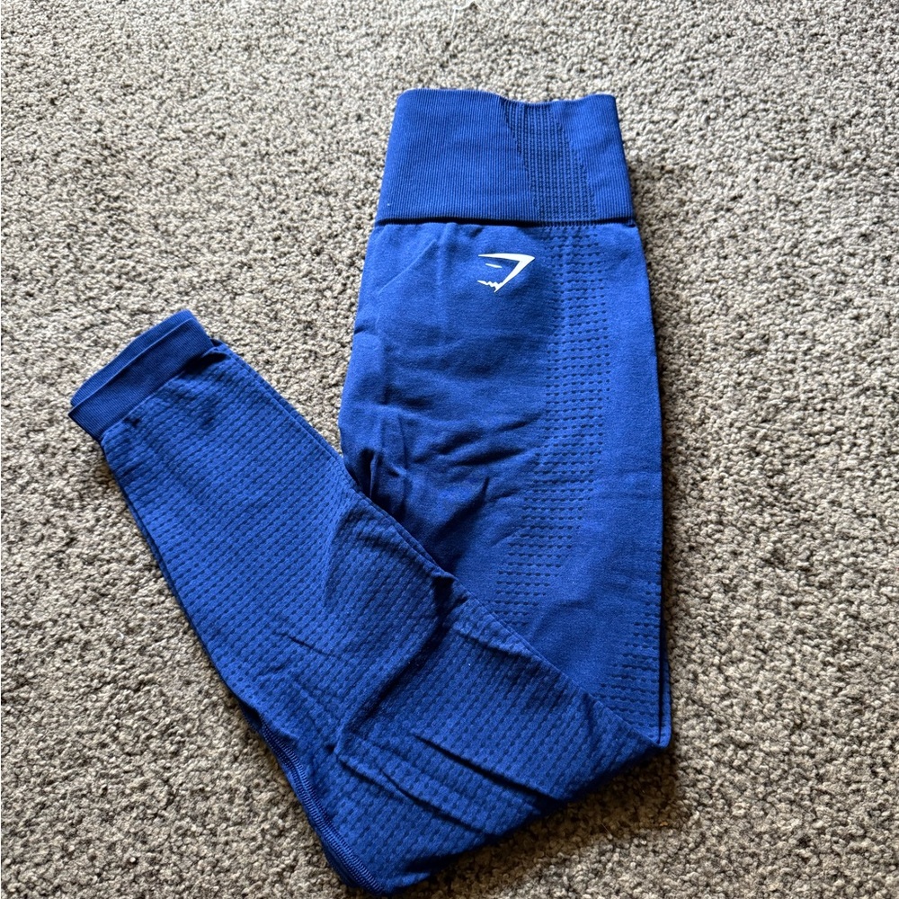 Gymshark Vital Seamless Blue Leggings